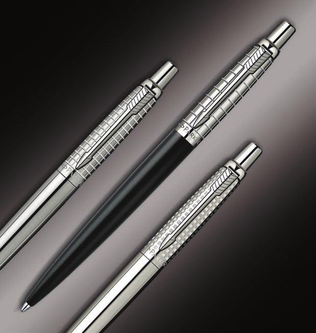 The PARKER JOTTER Premium range - inspired by the brand s rich chiselling heritage signs the times with inspiring new tactile sensations. Fountain Pen Fountain pen fitted with a stainless steel nib.
