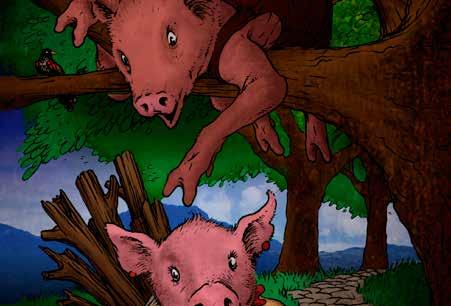 Players in Little Pig compete to become the most renowned pig of fame and legend in this mischievous twist on the classic tale. Each Pig makes secret plans to gather Wood, Brick or Straw.