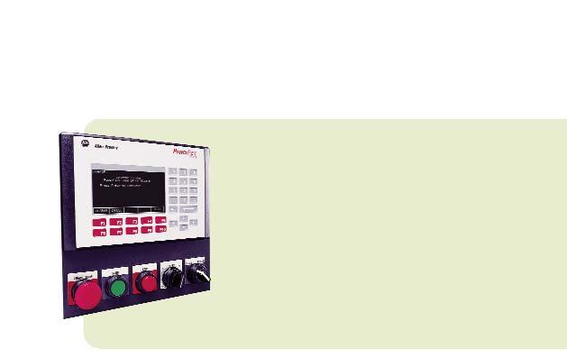 OPERATOR INTERFACE EASY-TO-USE INTERFACE TERMINAL Available in a variety of languages, everything about the PowerFlex 7000 operator interface terminal is user friendly right from the greeting on the
