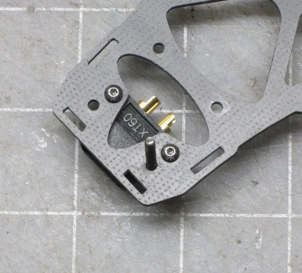 M2 x 6 button head screws as shown.