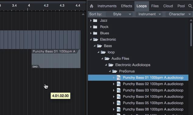 5 Studio One Artist Quick Start 5.4 Monitor Mixing with Z-Mix Drag-and-drop audio and MIDI files.
