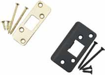 - SPECIAL STRIKEPLATES & UL LISTED PRODUCTS Heavy Duty Deadbolt Strikeplate Heavy Duty Full Lip Deadbolt Strikeplate Standard with Deadbolt Strikeplates Supplied with 4 Screws: (2) #10, 2 1/2" Wood