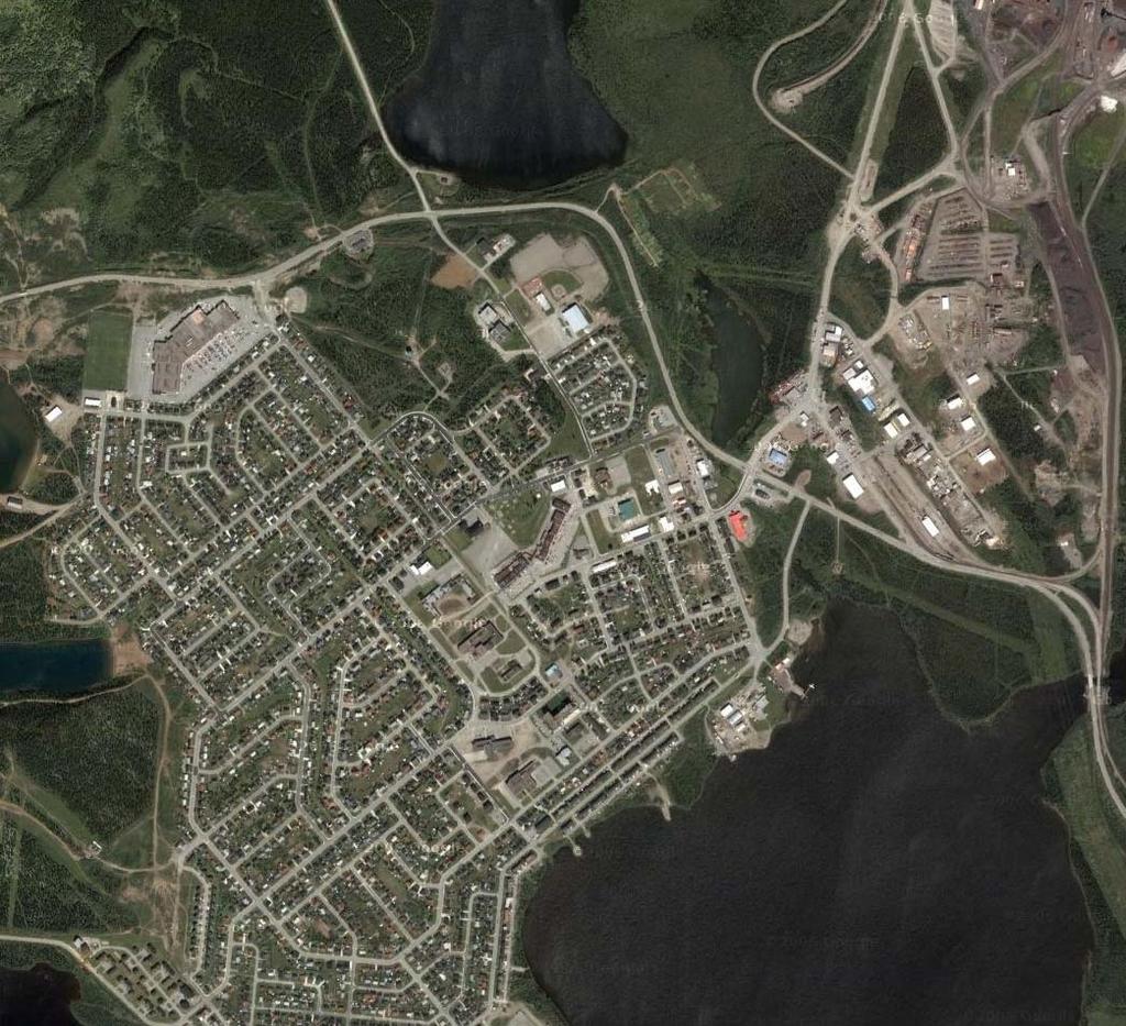 2 1 3 4 5 Figure 1: Aerial view of Labrador City