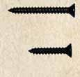 Use bolts 3/4 to 1 longer than thickness of gate or door.