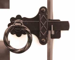 Hardware for PVC & Vinyl Gates Twisted Ring Gate Latch Nantucket