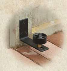 Products Distributed by Rolling Door Hardware - Square Ended Handles adjustable track stop Small Single Strap
