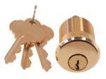 8901-PB polished brass 8901-OB oil rubbed bronze 8901-BN brushed nickel 8901-PN polished nickel Cylinder length: 1 1/4 (32 mm) Cylinder diameter: 1 1/8 (29 mm) Brass face Comes with 3 keys Longer
