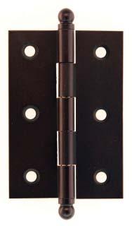 6 fi nishes Faithful replicas of old style hinges for cabinets 1814-PB polished brass 1814-PL lacquered brass
