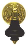 1267-PB polished brass, ebonized 1267-AB antique brass, ebonized 1267-W-PB polished brass, walnut Conic