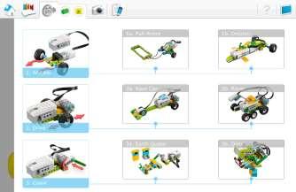 Green blocks allow the robot to complete various movements by telling the motor how to perform.