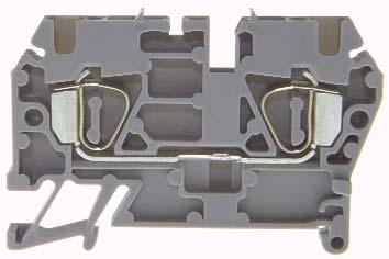 Spring clamp terminals with 2 clamps 2.