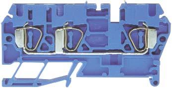 5-16 mm 2 series 35310/.. pages 1.3.10-1.3.11 Spring clamp ground conductor terminals with 2 clamps 2.