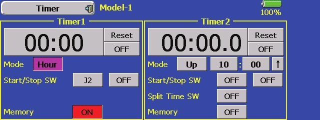Timer Alarm mode A mode which sounds an alarm every minute during the remaining time up to the timer alarm time has been added. 1. Open the Timer screen. 2. Change the setting by pressing or button.