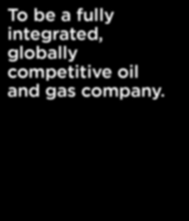 competitive oil and gas company.
