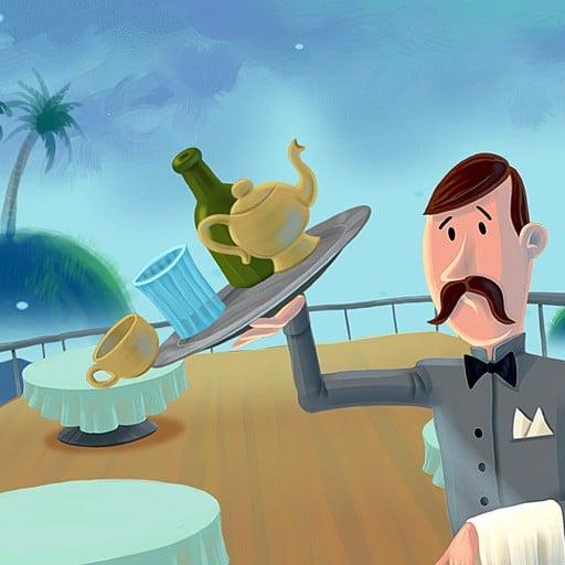 The game is included in a Fit as... set. Waiter The job of a waiter on board of a ship is not an easy one, particularly when the sea is rough.