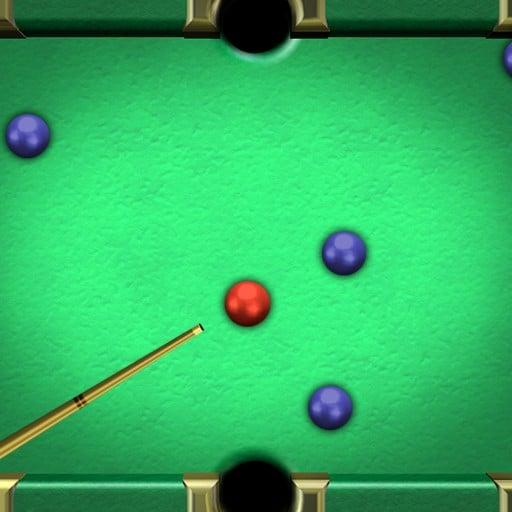 Billards Let s play billiards. Try to sink all blue balls into the pockets by striking them with the red ball.