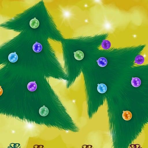 Christmas trees Catch all gifts using falling bauble. Change the direction of the falling bauble by rotating Christmas trees.