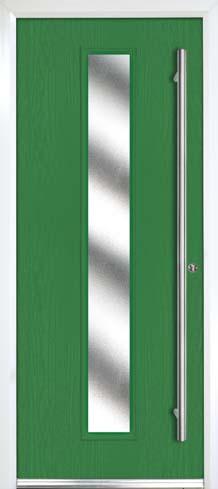 with Obscure Glazing shown in Premium Colour Emerald Green