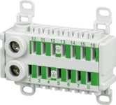ALPHA 400 - DIN Wall-Mounted Distribution Boards Accessories Quick-assembly kits and assembly kits Siemens AG 2010 3 8GK9 910-0KK11 N/PE bars as plug-in terminals Each with 6 screw terminals from 2.5.