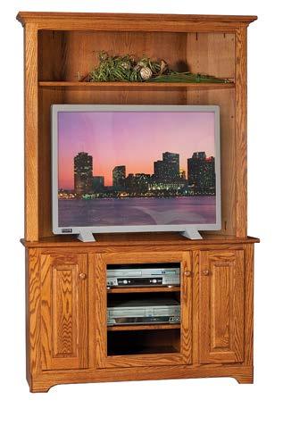 Entertainment Center 60"w x 75"h x 19"d (50 TV opening) Available in 3 widths #282