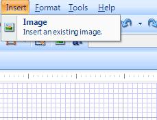 Insert Menu Insert Image Insert image can be used to insert an image directly onto your sketch.