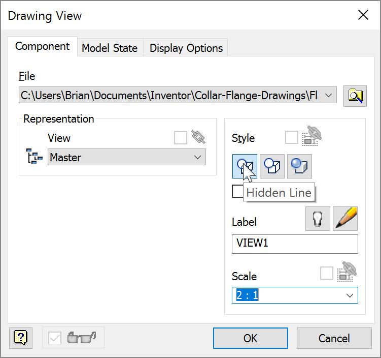 PART 1: CREATING DRAWING VIEWS page: 3 5. 6. 7. Change the sheet size to C and select OK. 8.