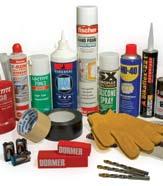 Consumables Glues Sealants Aerosols Adhesives Oils Battery s Tapes Gloves HSS Drill Bits and much more.