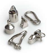 Bonding Fasteners Range: Studs Nuts Collars Pins Sizes: Up to 12mm in diameter Material: all in 316