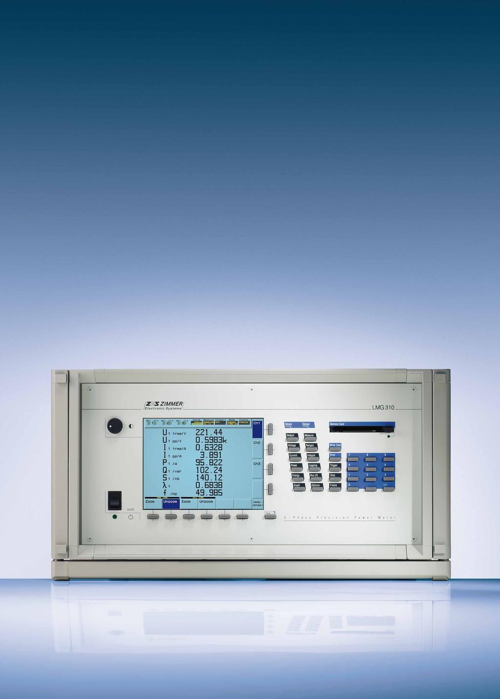 3-Phase Precision Power Meter LMG310 Basic Accuracy 0.