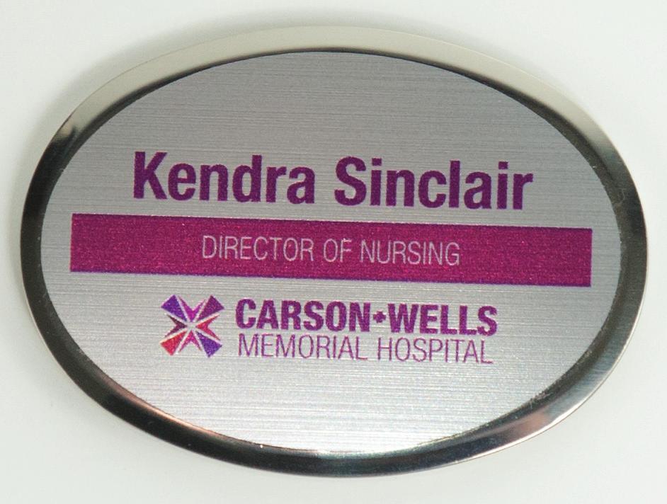 Full Color Metallic Name Badges Full Color Metallic Name Badges Double the wow factor with a full color