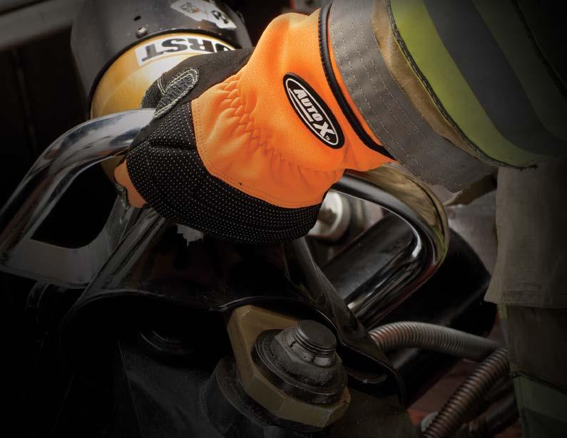 EMERGCY RESPONDER GLOVES EXTRICATION & RESCUE AUTO X - Fingertips won t melt and will withstand contact with hot materials up to 212 F (100 C) -