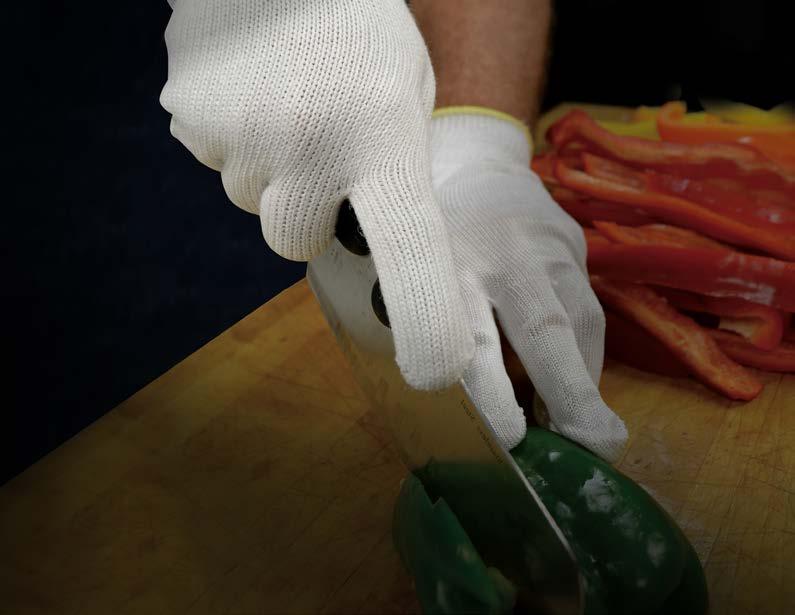CUT LIGHT PROTECTION TO MEDIUM CUT HAZARDS ABRASION, LACERATION & INCISION RISK SEAMLESS KNIT GLOVES