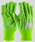 Premium Men s 91-910PDL Hi-Vis Green Canvas Hi-Vis Green Straight Knit Wrist Clute Cut 10 oz.
