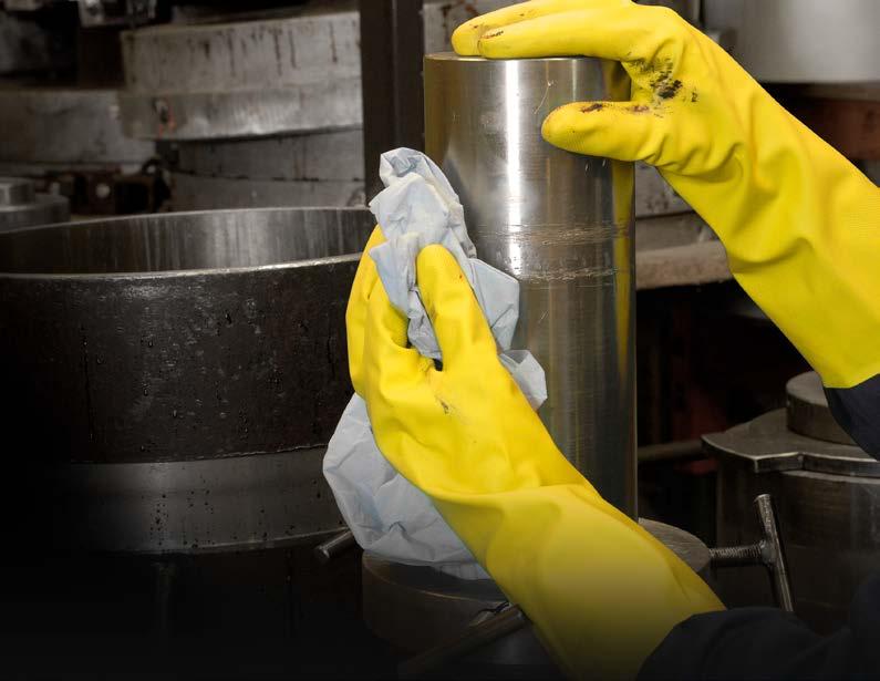 CHEMICAL RESISTANT GLOVES UNSUPPORTED LATEX UNSUPPORTED LATEX