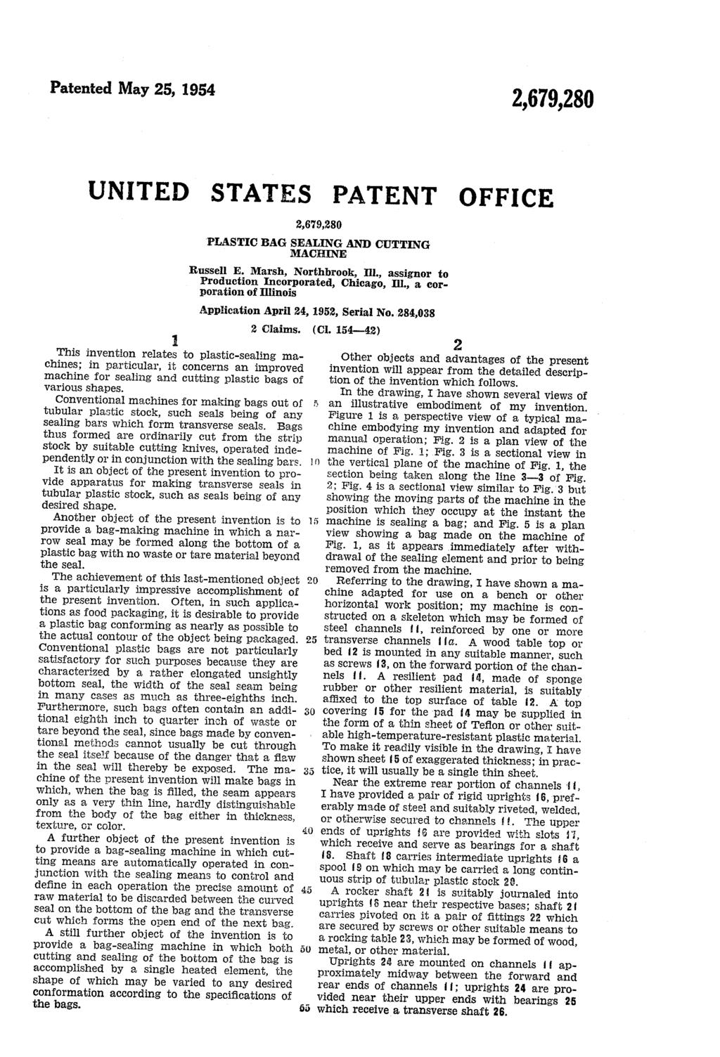 Patented May 25, 1954 UNITED STATES PATENT OFFICE 2 Claims.