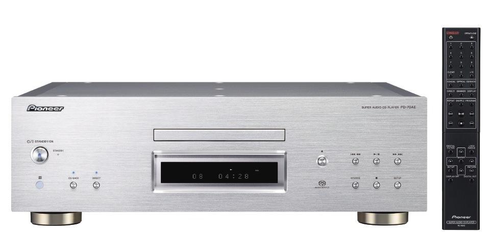 SACD Player & D/A Converter PD-70AE(S) Introducing the flagship PD-70AE SACD player, a compilation of Pioneer s know-how and expertise on disc playback, represented by the original technologies on