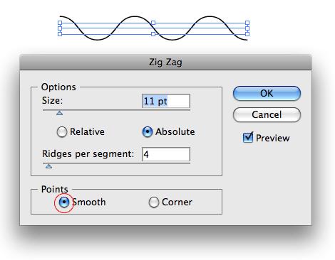 Wavy Line Draw a straight line, apply the Zig Zag effect, select Smooth