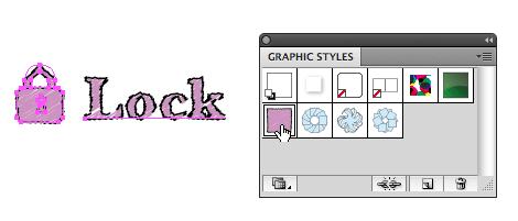 Graphic Styles palette to create a new Graphic Style.