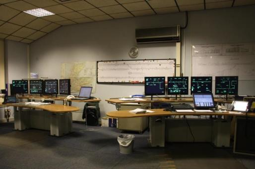 General Operation All communication between the central control centre and the trains is by radio. In its most basic form there is no lineside, apparatus cases or lineside cables.