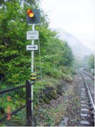 Train Operated Points At passing loops a simple form of points operation is available which dispenses with the need for expensive local power supplies.