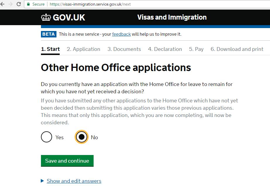 Completing your online Tier 4 application form Following the above steps will bring you to the application page: https://visas-immigration.service.gov.uk/product/tier-4-student.