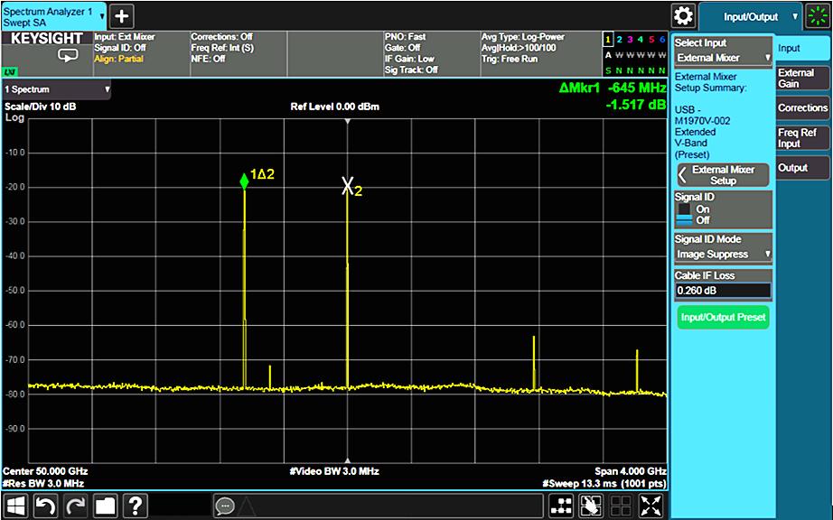 73 Keysight Spectrum Analysis Basics Application Note 150 Signal identification It is quite possible that the particular response we have tuned onto the display has been generated on an LO harmonic