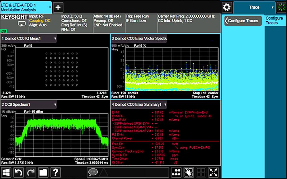 79 Keysight Spectrum Analysis Basics Application Note 150 Digital modulation analysis The common wireless communication systems used throughout the world today all have prescribed measurement