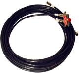 Weight: 1.1 kg (2.5 lbs) External Sensor Cable - 25 conductor cable - 24 AWG - Metalized AMP 16 Pin to DB26 connector - 10m (33 feet) - Weight: 1.1 kg (2.5 lbs) External Transmit Cable (TX) - RG6 Co-axial cable - F-Type connectors - 75 ohm - 10m (33 feet) - Weight: 0.