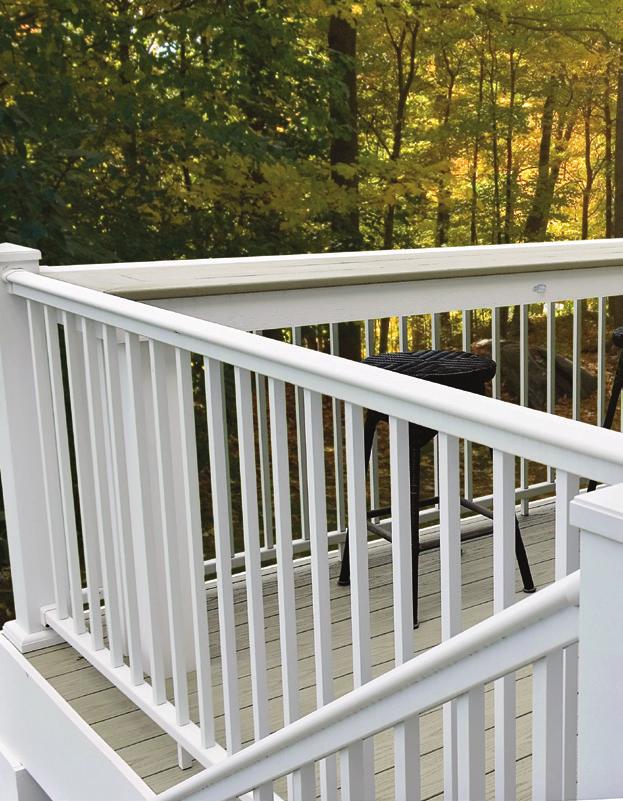 ALUMINUM AFCO-RAIL Carefree is the goal of your outdoor living space.