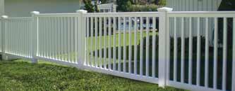 ILLINOIS ILLINOIS SCALLOPED 5 1/2 High and up fencing get a Middle Rail or a