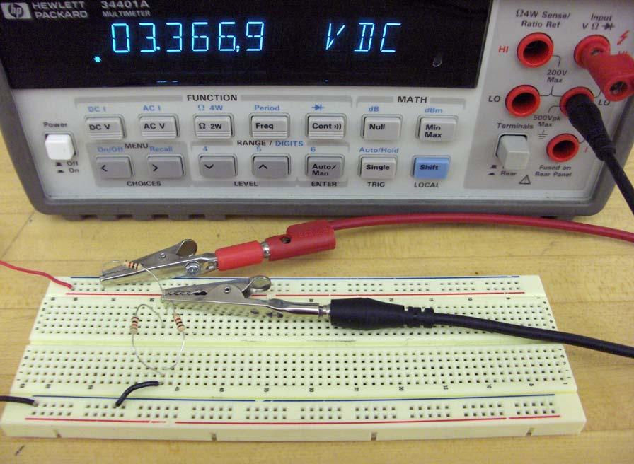 Lab 1 voltmeter R 1 5V + R 2 R 3