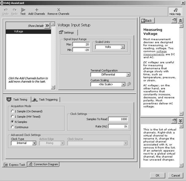 Lab 12 (2) Click [Blank VI] to open a new program. The Block Diagram window and the Front Panel window should appear.