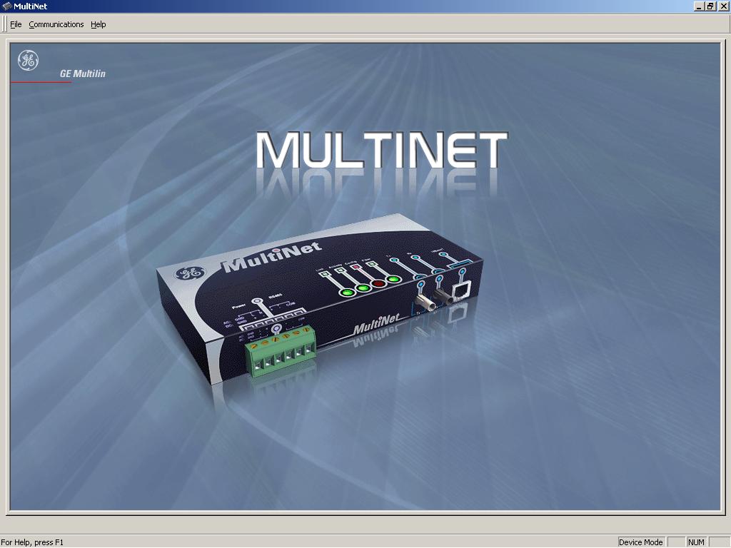 8. Configuration Before starting, verify that the Ethernet network cable is properly connected to the Ethernet port on MultiNet.