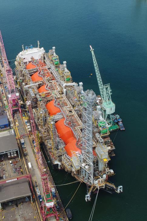 World s First FLNGV Conversion Converted Floating Liquefied Natural Gas Vessels (FLNGV) enable rapid and lower-cost monetisation of marginal and stranded gas fields Innovative concept - Added